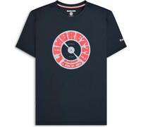 (S, Navy) Lambretta Mens Vinyl Graphic Short Sleeve T-Shirt