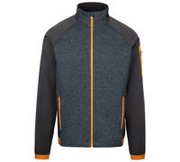 (S, Navy Marl) Trespass Mens Full Zip Fleece AT300 Foxearth