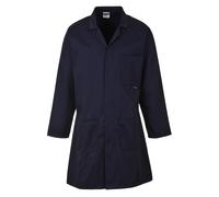 (S, Navy) Portwest Standard Workwear Lab Coat (Medical Health) (Pack of 2)