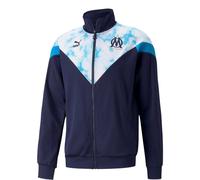(S, Navy) Puma Mens Olympique De Marseille FC Track Jacket