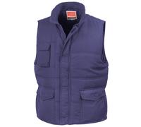 (S, Navy) Result Mens Promo Body Warmer