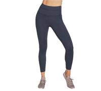(S, Navy) Skechers Womens/Ladies Gowalk High Waist 7/8 Leggings