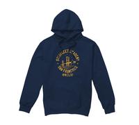 (S, Navy) Star Trek Mens Bridge Collegiate Hoodie