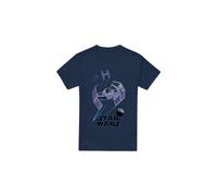 (S, Navy) Star Wars Mens Death Star Defenders T-Shirt