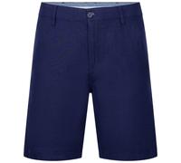 (S, Navy) Trespass Mens Casual Linen Blend Shorts Leam