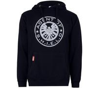 (S, Navy/White) Marvel Mens Shield Hoodie