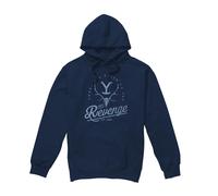 (S, Navy) Yellowstone Mens Revenge Skull Hoodie