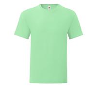 (S, Neo Mint) Fruit Of The Loom Mens Iconic T-Shirt (Pack Of 5)