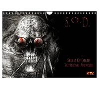 S.O.D. - Skulls Of Death Vol. II - Totenkopf Artworks UK-Version (Wall Calendar 2026 DIN A4 Landscape), CALVENDO 12 Month Wall Calendar