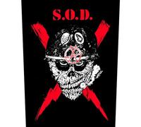 S.O.D. STORMTROOPERS OF DEATH Back Patch # 1 Speak English 36 x 29 cm