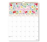 S&O Five Color Floral Wall Calendar from July 2025-Dec 2026 - Tear-Off Monthly Calendar - 18 Month Academic Wall Planner - Hanging Organizer to Track Anniversaries & Appointments - 13.5"x10.5”in