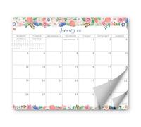 S&O Floral Magnetic Fridge Calendar from January 2026-June 2027 - Tear-Off Refrigerator Calendar to Track Events & Appointments - 18 Month Magnetic Planner for Fridge for Easy Planning - 8"x10" in.