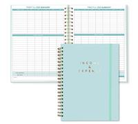S&O Income and Expense Tracker Notebook for Better Money Management - Bookkeeping Record Book - Income and Expense Log Book Small Business - Ledger Books for Bookkeeping - 104 Pages, 8.4” x 11.2”