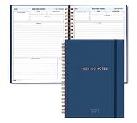 S&O Large Meeting Notebook for Work - Professional Organizer Planner - Corporate and Conference Notes Journal - Project Discussion Notepad - 208 Pages Writing Pads, 8.4”x11.2”