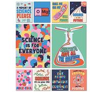 S&O Large Science Posters for Classroom Elementary School, Educational Setup for study area, Science themed billboards for High Schools Decor, Scientific Inspirational banners for Teaching Area- 10PC