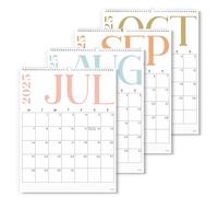 S&O Modern Vertical Wall Calendar from July 2025-Dec 2026 - Tear-Off Monthly Calendar - 18 Month Academic Wall Planner - Hanging Organizer to Track Anniversaries & Appointments - 13.5"x10.5”in
