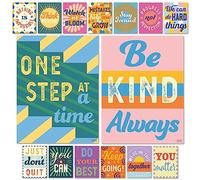 S&O Set of 15 Motivational Posters for Classroom - Study room Poster - Inspirational Teaching Zone Charts for High School - Motivating Prints for Schoolroom - Confidence-Boosting Signs for Office