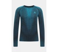 S Odlo Mens Blackcomb Eco Crew Neck Base Layer Top Blue Size