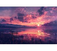 s of Modern Art Jigsaw Puzzle - Lake View - Heavy Jigsaw Puzzle - a Family Activity That Challenges The Natural Scenery and Home Decor Challenging Puzzle Experience_500pcs