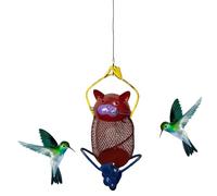 s of Wild Birds | Cat Shaped and Metal Frame | Sturdy for Small Hummingbirds with Hook | for Garden and Wildlife Observation