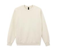 (S, Off White) Gildan Unisex Adult Hammer Maxweight Crew Neck Sweatshirt