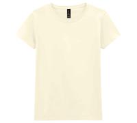 (S, Off White) Gildan Womens/Ladies Cotton Heavy T-Shirt