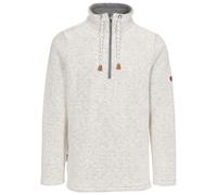 (S, Off White) Trespass Mens Sweatshirt 1/2 Zip Falmouthfloss