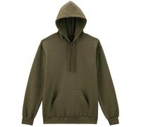 (S, Olive) Gildan Unisex Adult Hammer Maxweight Hoodie