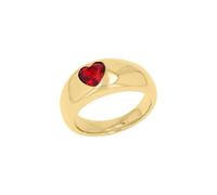 s.Oliver 2040611 Women's Ring Stainless Steel with Zirconia Gold Gift Box