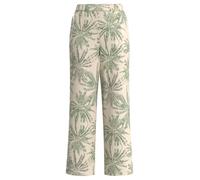 s.Oliver 2178670 Women's Trousers with All-Over Print, Wide Leg, White, 16