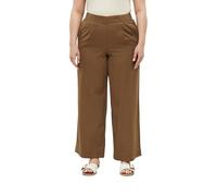 s.Oliver 2183496 Women's Long Linen Mix Trousers, Brown, 28