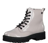 s.Oliver Women's 5-5-25215-39 Ankle Boot, Cream Patent, 6.5 UK