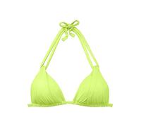 S. Oliver Adjustable Double Strap Triangle Bikini Top Lime