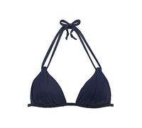 S. Oliver Adjustable Double Strap Triangle Bikini Top Navy