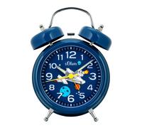 S.Oliver Analog Alarm Clock Light Kids Boys Spaceship SO-3962-CQ-1