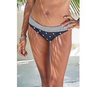 s.Oliver 'Audrey' Polka Dot Bikini Briefs Black / White