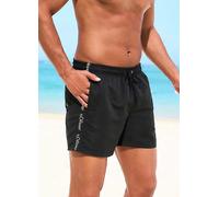 s.Oliver Beachwear Swim Shorts Black / Yellow