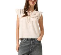 s.Oliver Bernd freier GmbH & co. kg/s.Oliver 2181284 Women's Short-Sleeved Blouse Shirt, Cream, XS