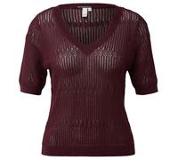 s.Oliver Bernd freier GmbH & co. kg/s.Oliver 2181327 Women's Short-Sleeved Pullover with Ajour Pattern, Fliederfarben, XS