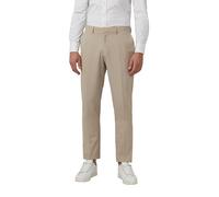 s.Oliver BLACK LABEL s.O Pure Suit Trousers with Fine Weave Structure, 80m1 Beige, 46