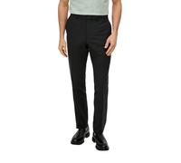 s.Oliver Black Label s.O Ultimate: Suit Trousers Made of Highly Elastic Virgin Wool Mix, Black, 38