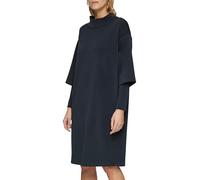 s.Oliver Black Label Scuba Dress with Layer Details and Stand-Up Collar, Navy, 20