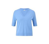 s.Oliver BLACK LABEL Women's 2145579 Pullover with Hole Pattern, Short Sleeve, 5340, 16