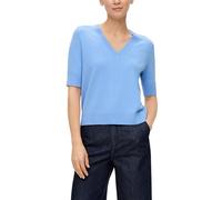 s.Oliver Black Label Women's 2145579 Pullover with Hole Pattern, Short Sleeve (Pack of 1)