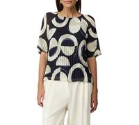 s.Oliver Black Label Women's 2164910 Pleated Blouse (Pack of 1), 59A1_Navy, 10