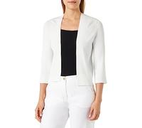 s.Oliver BLACK LABEL Women's 3/4 Sleeve Cardigan, Weiß, 12