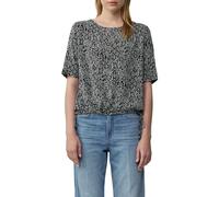 Patterned Blouse with Adjustable Hem Women s.Oliver Noir 40