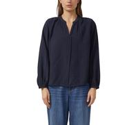Fluid Viscose Blouse with Ruffles and All-Over Print for Women s.Oliver Bleu 34