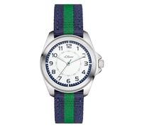 S.Oliver Boys' Analogue Quartz Watch with Fabric Strap - SO-3132-LQ