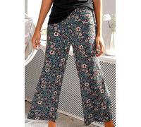 s.Oliver Checked Bodywear Pyjama Bottoms Petrol Floral